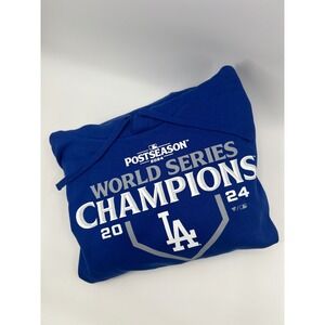 Los Angeles Dodgers World Series Champions 2024 Royal Blue Hoodie 4XL
